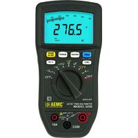 AEMC 5233 TRMS Digital CAT IV Low Impedance Multimeter with Temperature Measurement